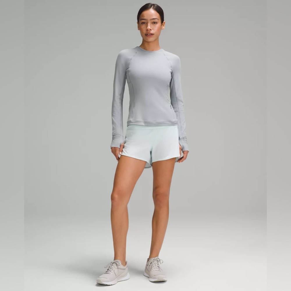 Lululemon Running Shorts- Speed up HR 4” Lined Light blue